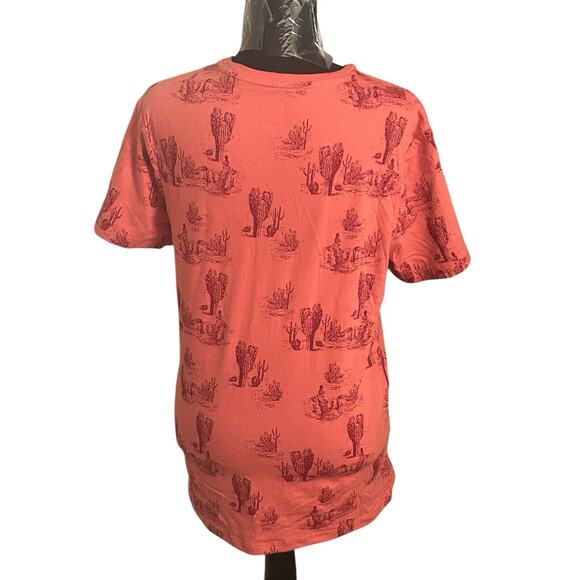 Goodfellow Size Small Cactus‎ Desert Print Cinnamon T-Shirt - Picture 6 of 7